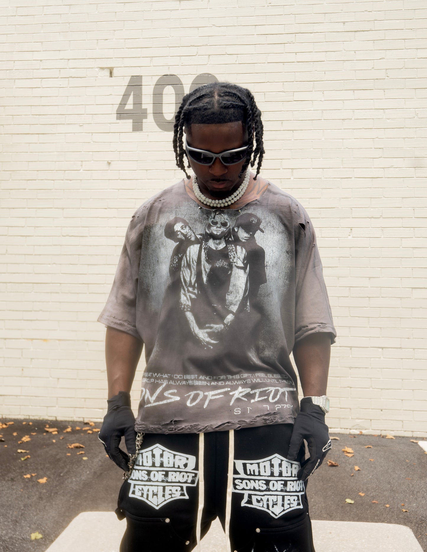 Riot Grey “Boy Band” Tee