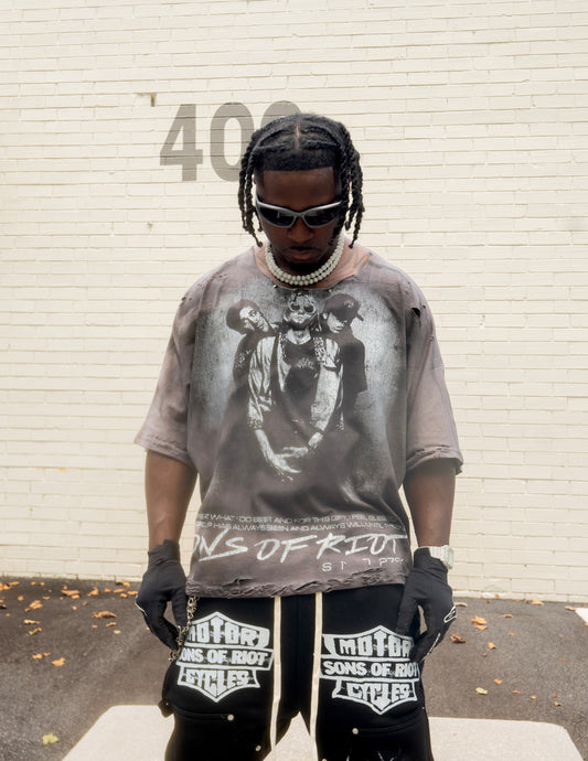 Riot Grey “Boy Band” Tee