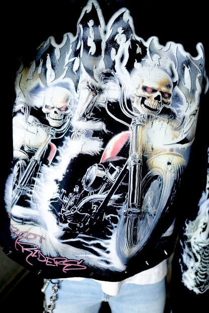 “Sons of Metal” Chrome Oversized Hoodie