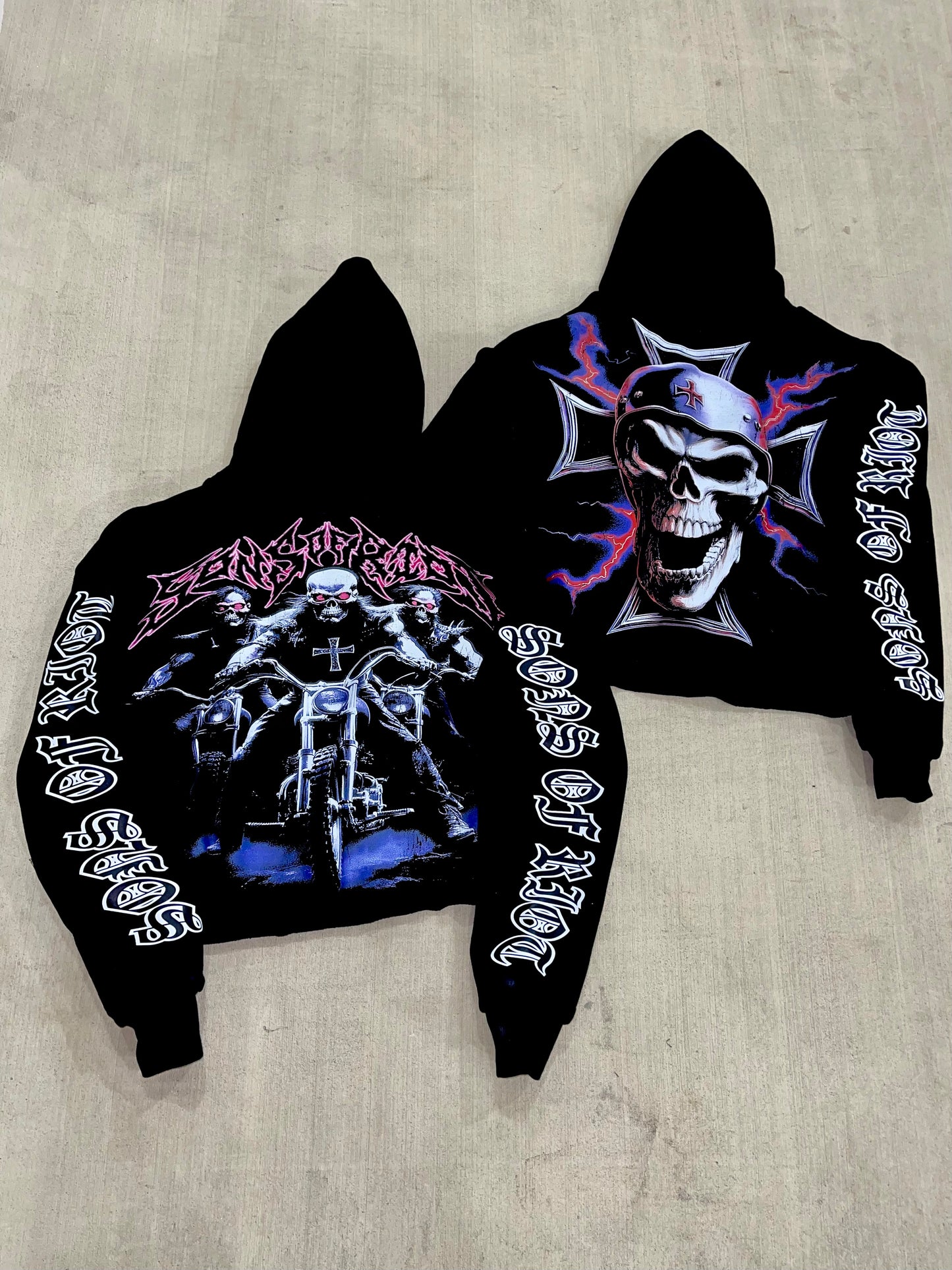 “HEAVY METAL” 550 GSM Hoodie