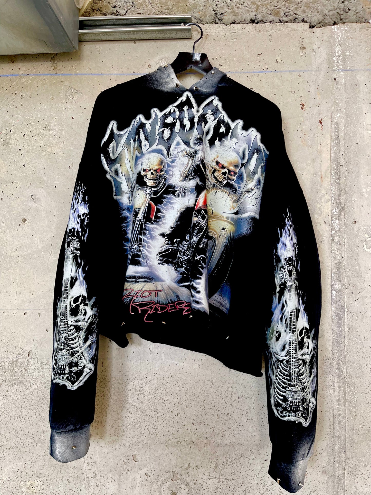 “Sons of Metal” Chrome Oversized Hoodie