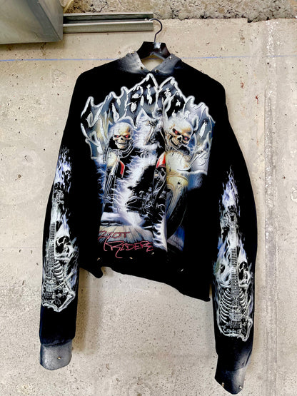 “Sons of Metal” Chrome Oversized Hoodie