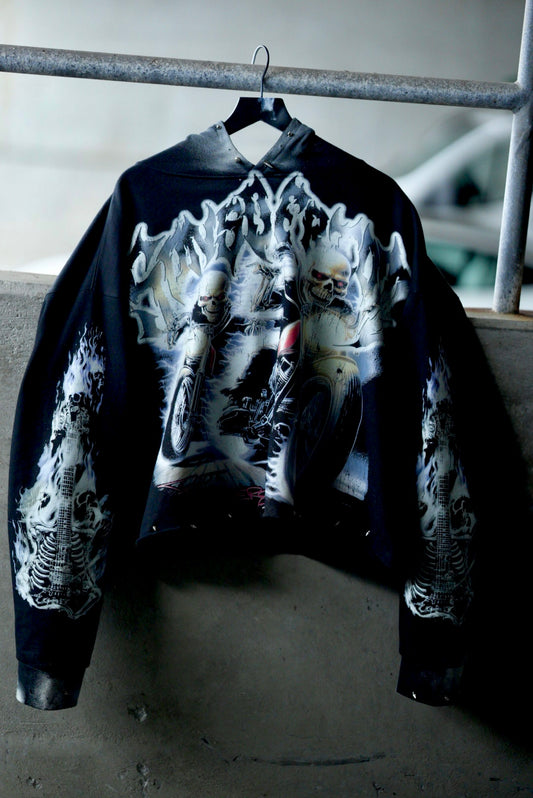 “Sons of Metal” Chrome Oversized Hoodie