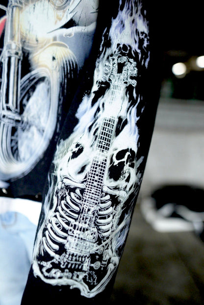 “Sons of Metal” Chrome Oversized Hoodie