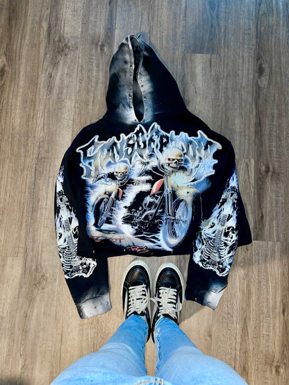 “Sons of Metal” Chrome Oversized Hoodie