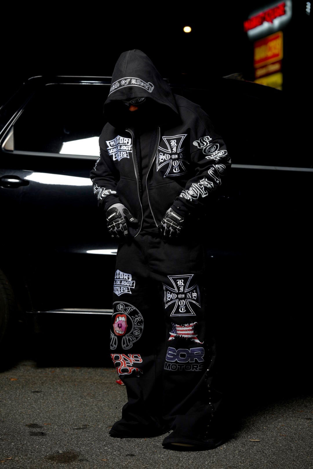 "BATMAN" Heavyweight Zip Jacket Sweatsuit