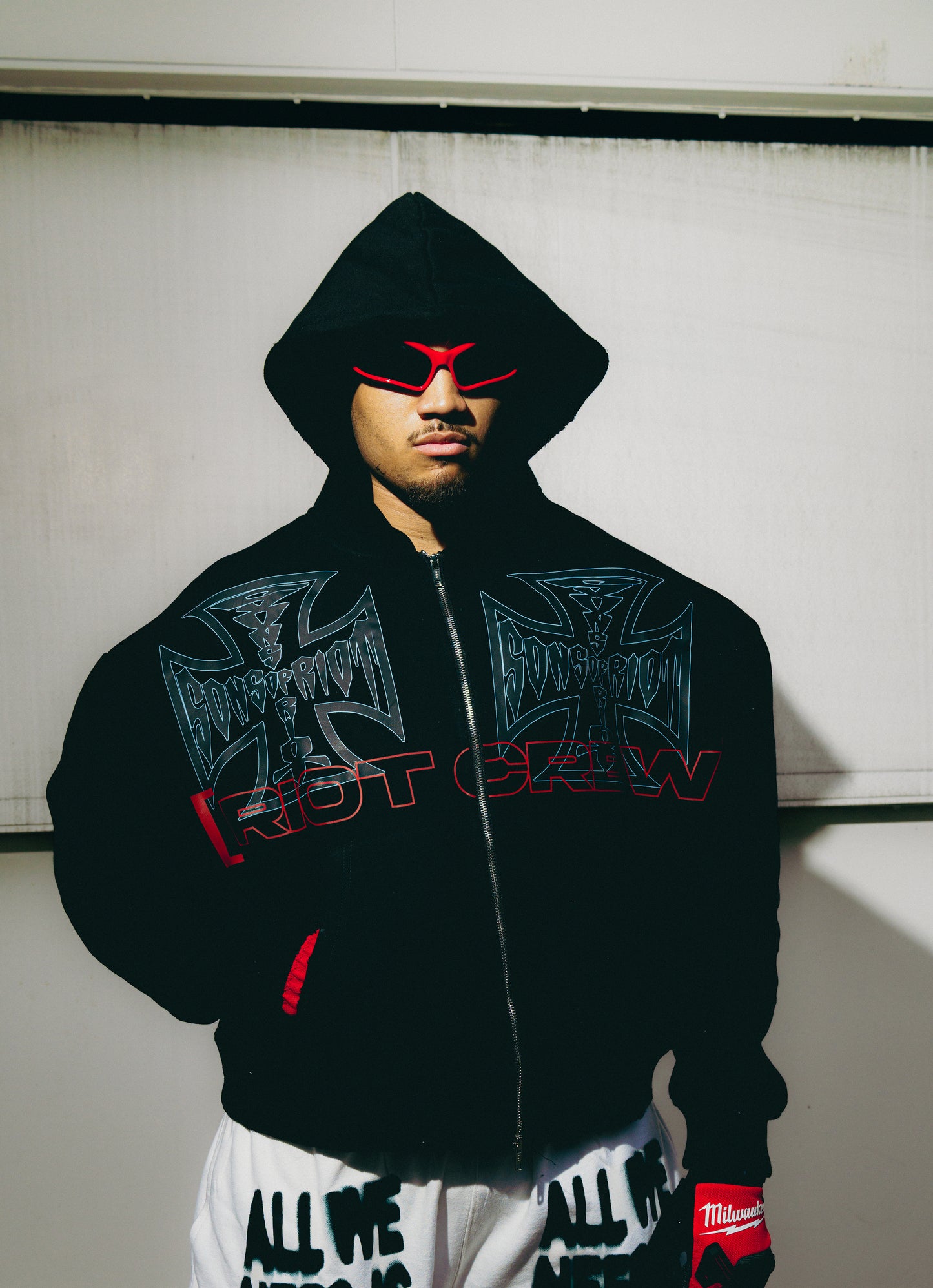 “Riot Crew” Heavyweight Zip Hoodie